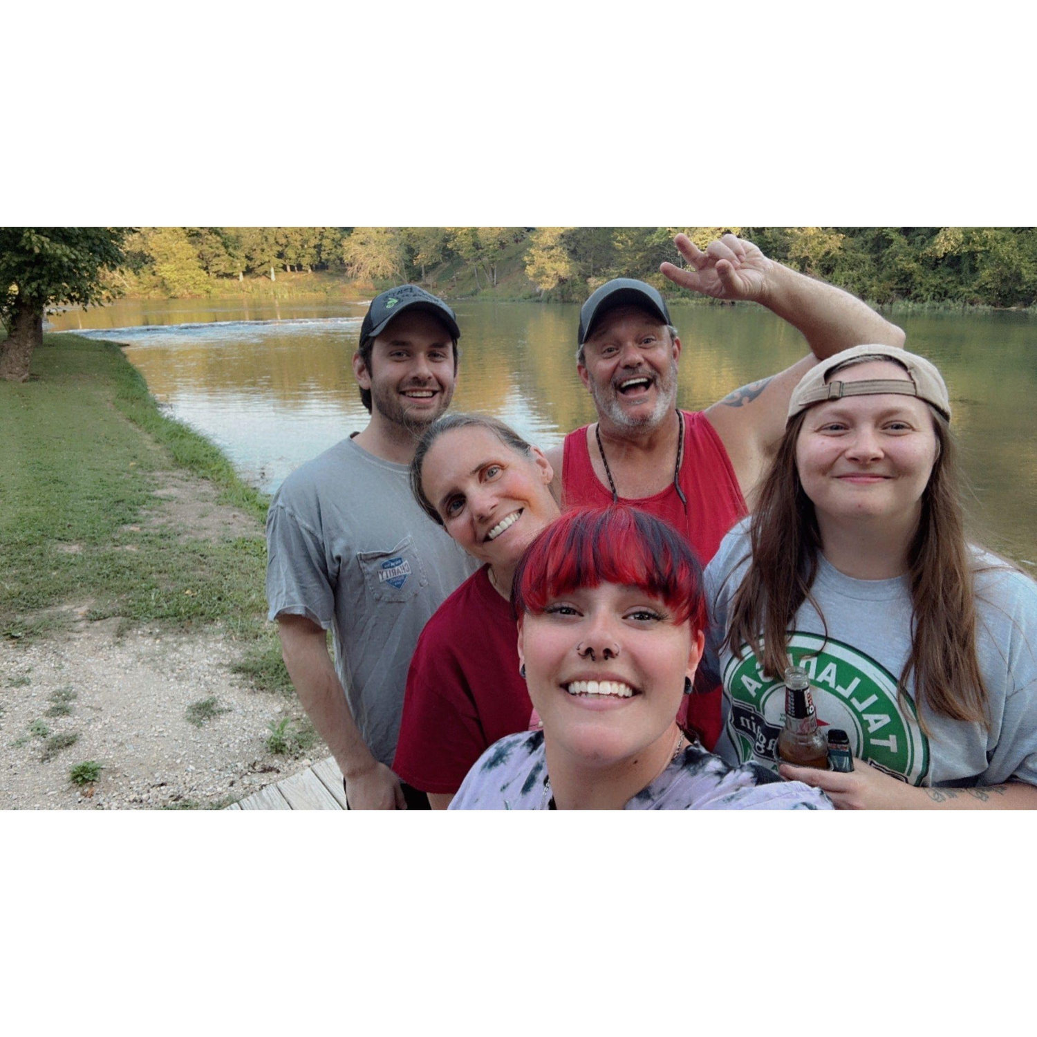 Chey with her Parents, John and Kassidy