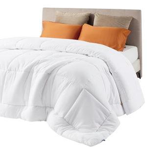 White Bedsure Comforter Duvet Insert - Quilted Comforters Full Size, All Season Duvet, GentleSoft Down Alternative Bedding, with 8 Tabs, Gifts for Women/Men, White, Full 86 x 82 Inches