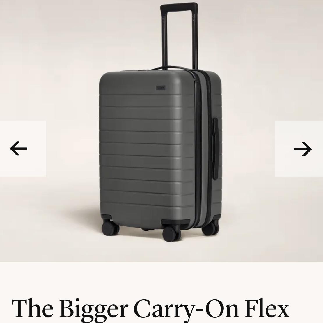 AWAY The Bigger Carry-On Flex - Asphalt