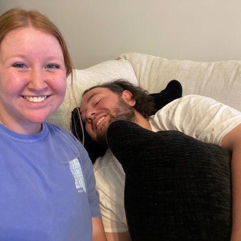 Our first day in our apartment!