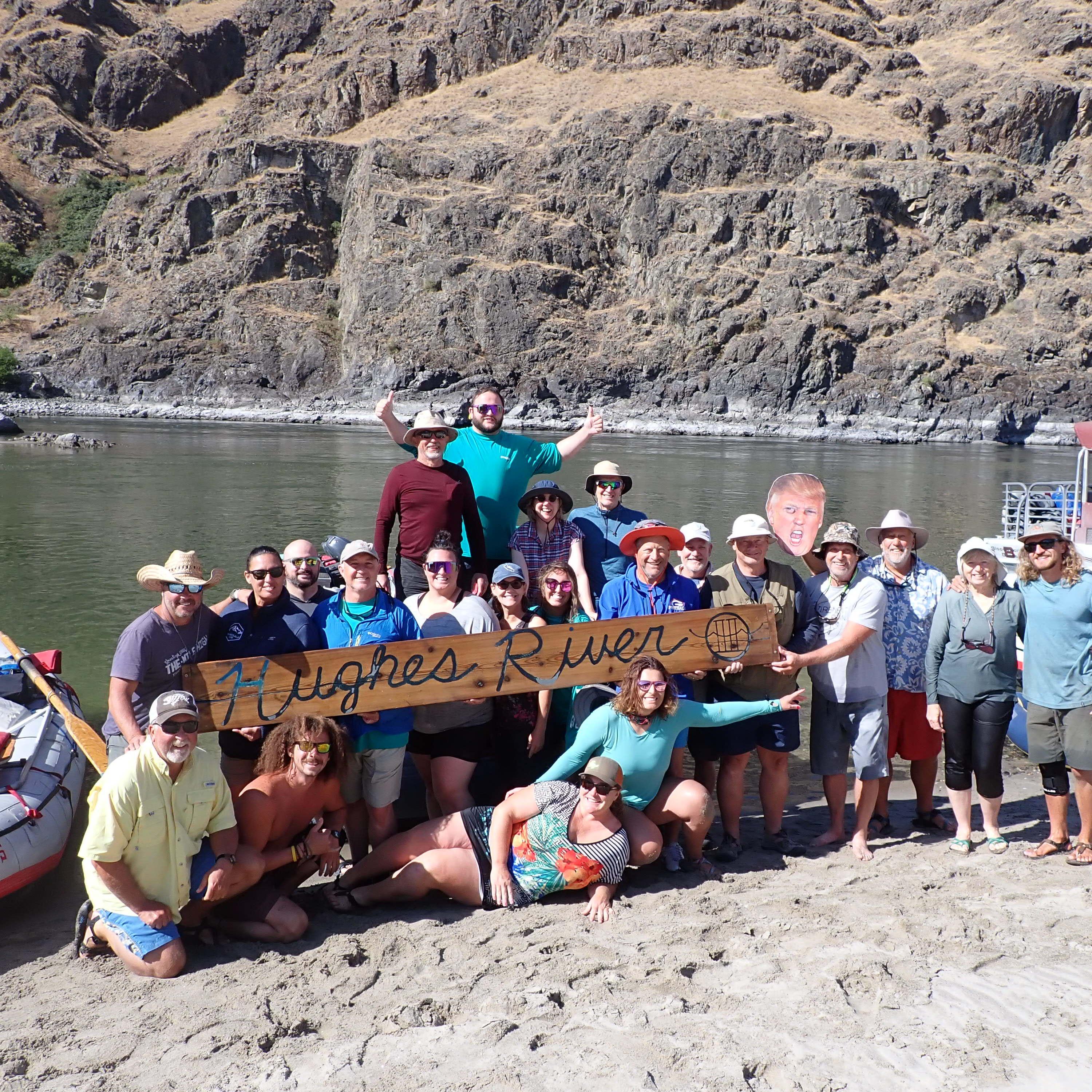 August 2021. Salmon River, Idaho Rafting Trip with Cara's family.