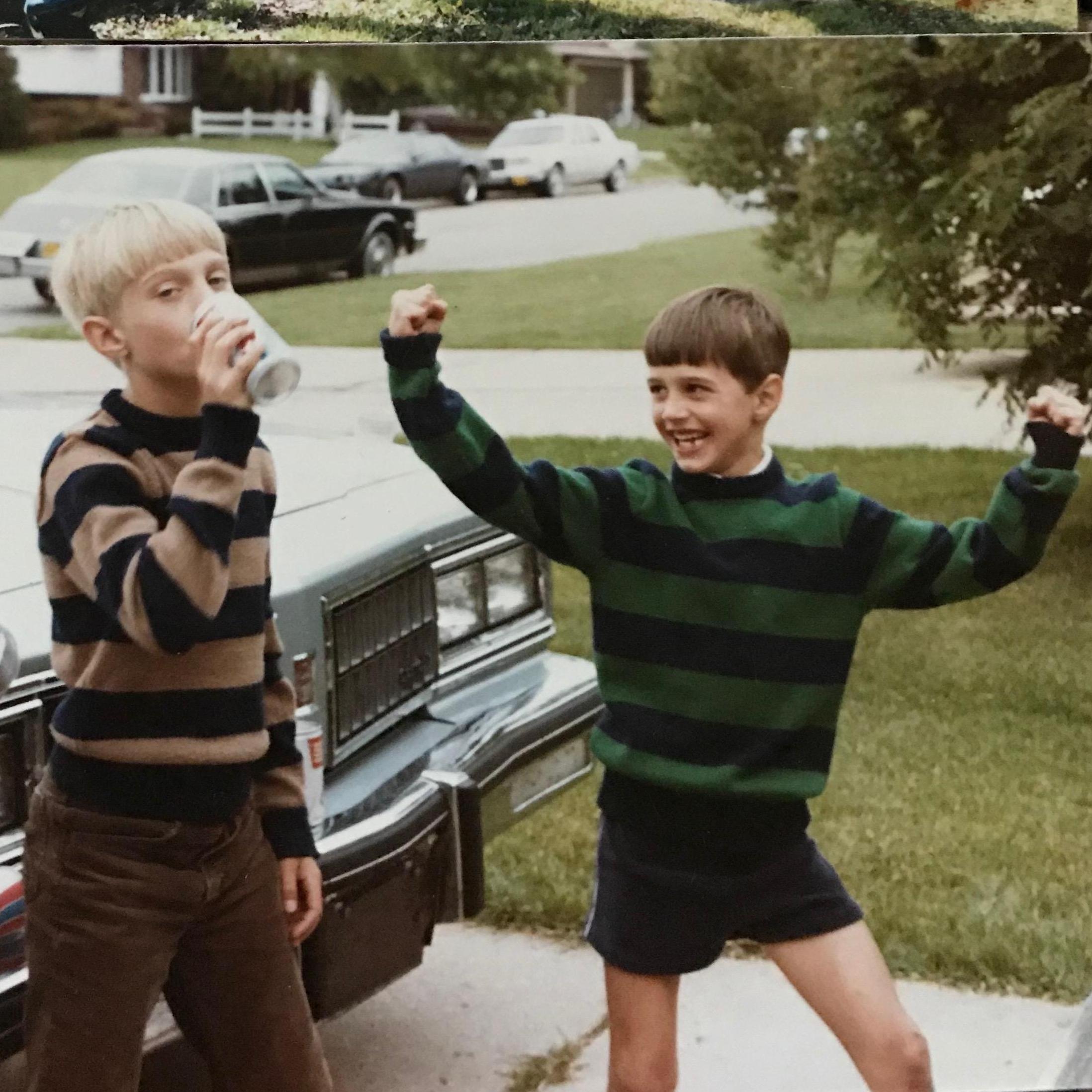 Joe showing Ben his superhuman strength
