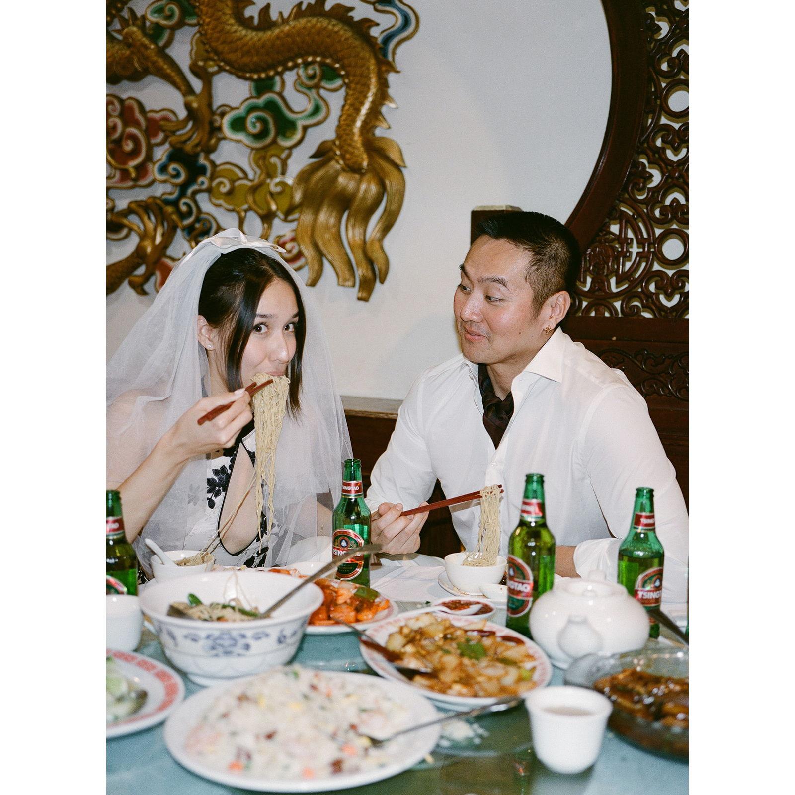 Accurate photo of how much we eat together.