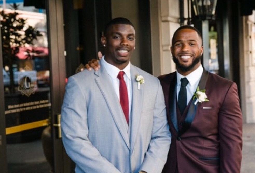 Jamar & Tommy at Jamar's Wedding