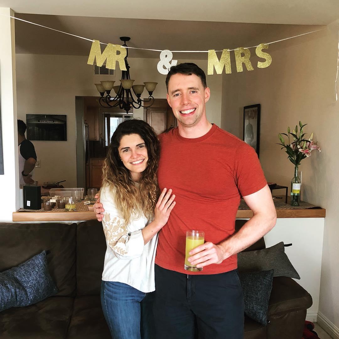 This is a few days after our real wedding. We got married in private and celebrated with a few friends. One year down, a life time to go!