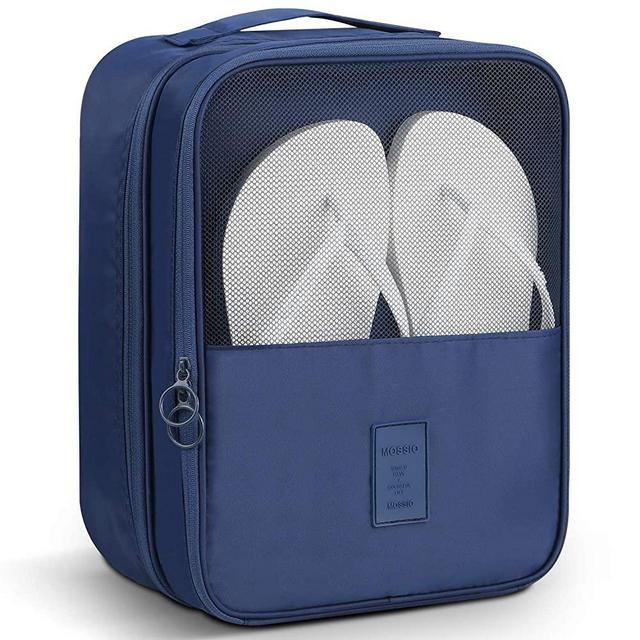 Mossio Shoe Bag Holds 3 Pair of Shoes for Travel and Daily Use Storage Pouch