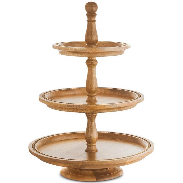 Martha Stewart Collection Wood 3-Tier Server, Created For Macy's