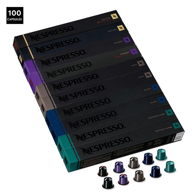 Nespresso® OriginalLine 100-Count Assorted Dark Roast Pack Coffee Capsules