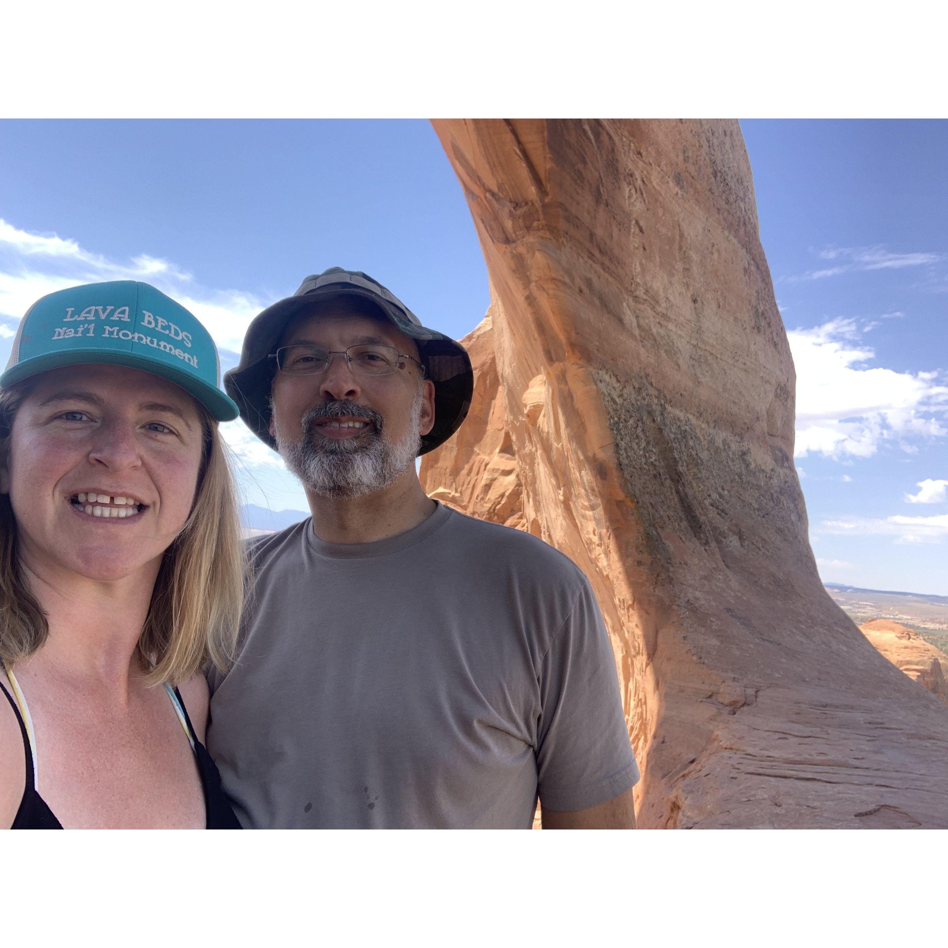 In Utah on our big trip