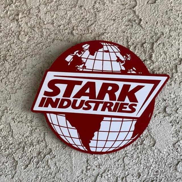 Stark Industries Globe Sign