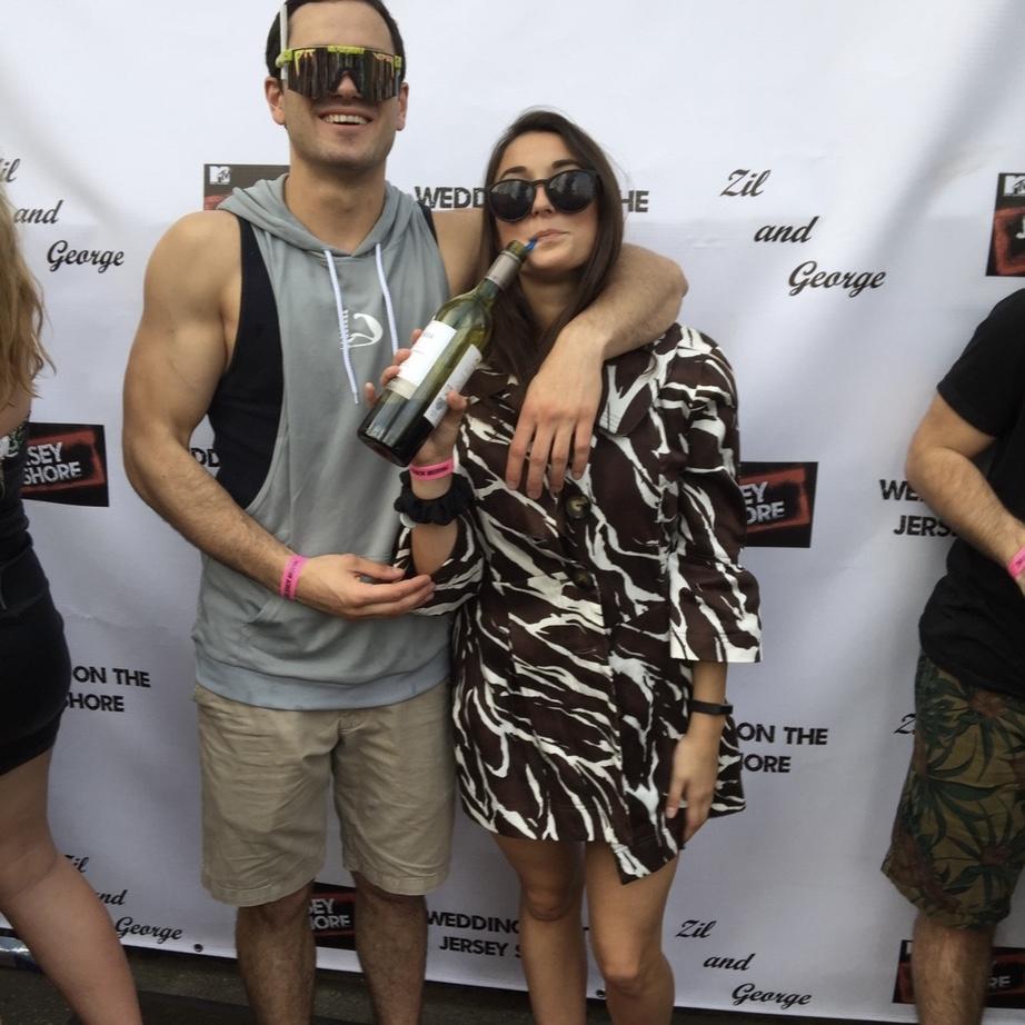 Senior year at UNH- Jersey Shore "wedding"