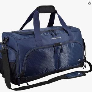 Ultimate Gym Bag 2.0: The Durable Crowdsource Designed Duffel Bag with 10 Optimal Compartments Including Water Resistant Pouch