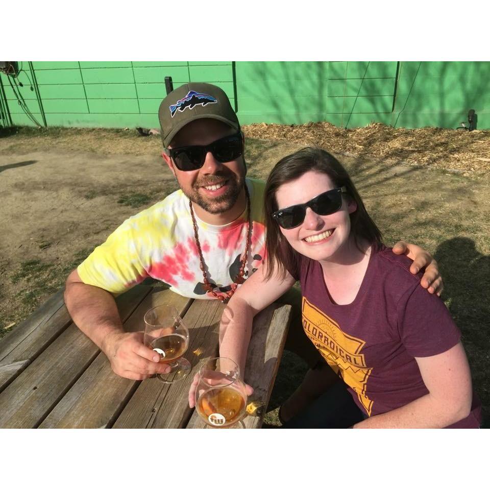 Our very first photo together. March 2015.