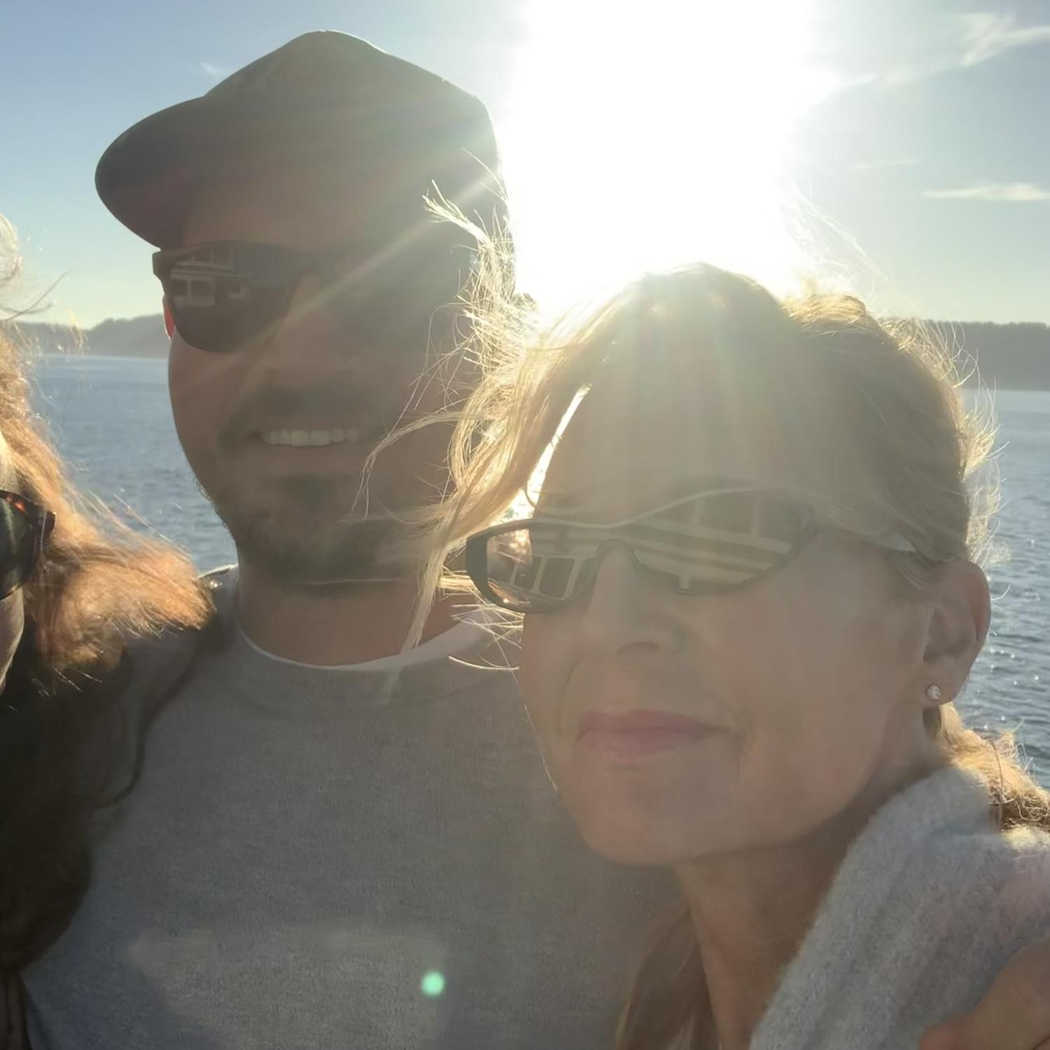 Sunny ferry ride to Whidbey with Jeanelle (Carm’s mom)— checking out houses!