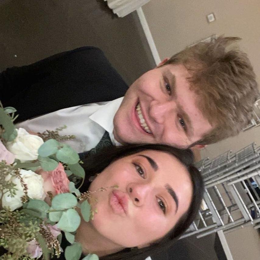 Wedding for Maddie’s grand-big! Guess who caught the bouquet!