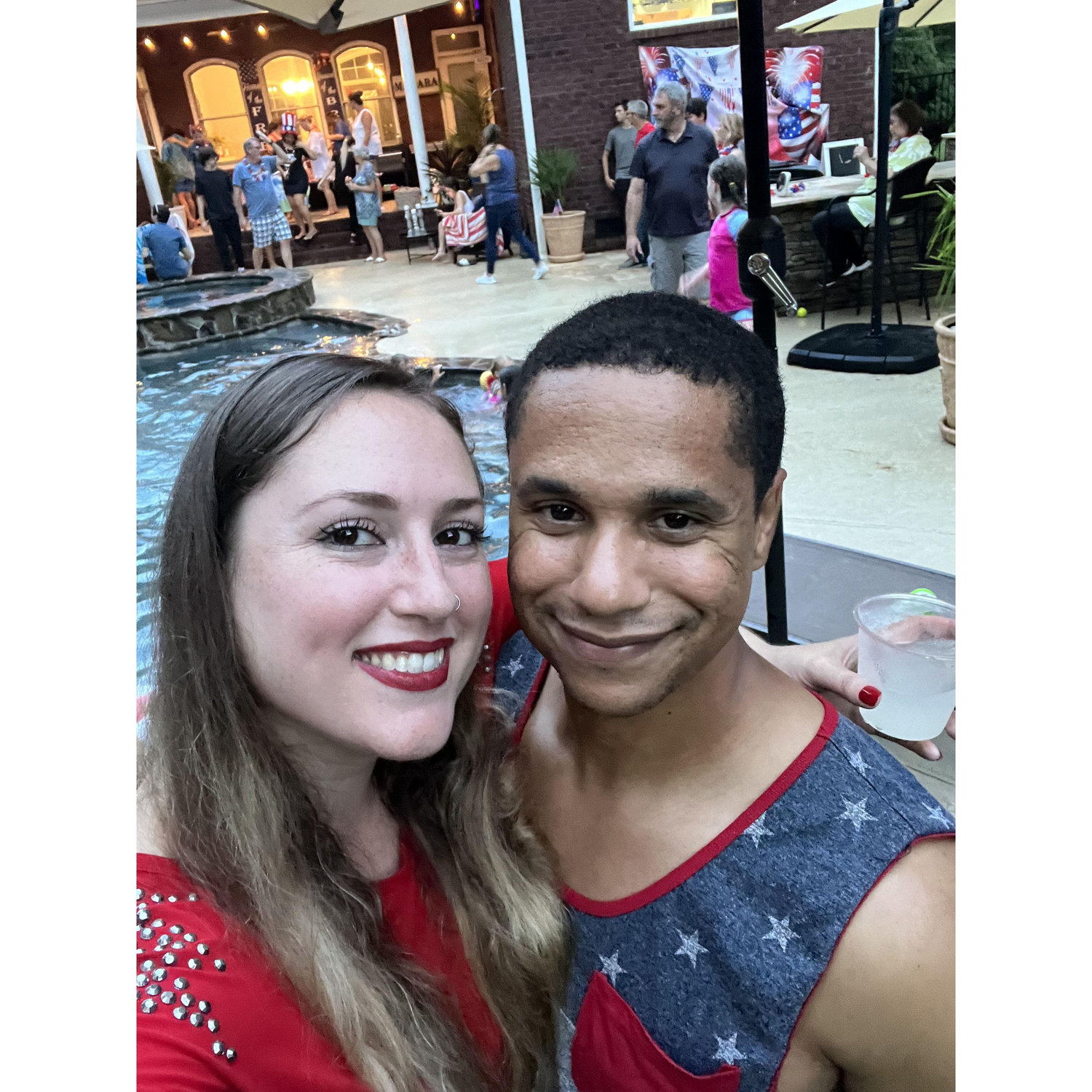 Celebrating 4th of July in Waxhaw, NC.