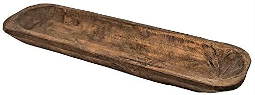 Rustic Wooden Bread Dough Bowl - Bateas - Home Decoration Centerpiece - Handmade (Medium 20")