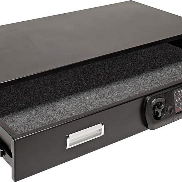 SnapSafe Under Bed Safe, XXL – Under Bed Gun Safe for Firearms, Ammunition and Valuables – Fits in Trunk of Larger SUVs – Easy Access, Out of Sight, Space Saving – Black, 48 x 7 x 24 Inches