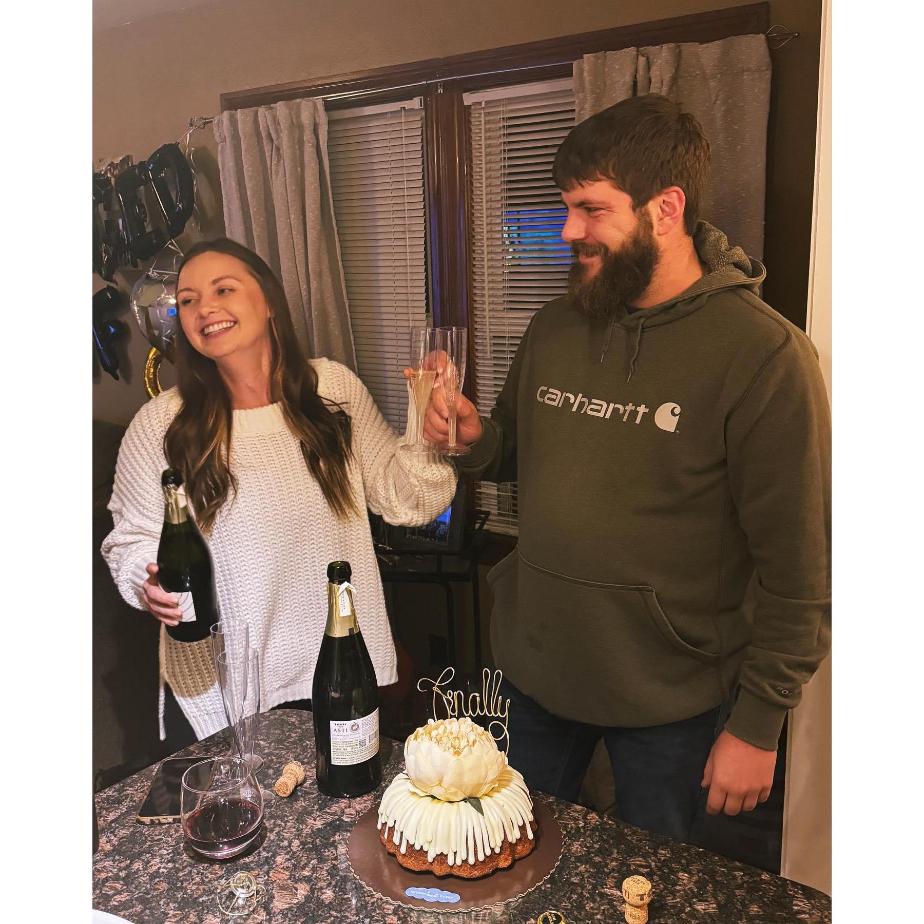Friendsgiving/Surprise Engagement Party at Megan's