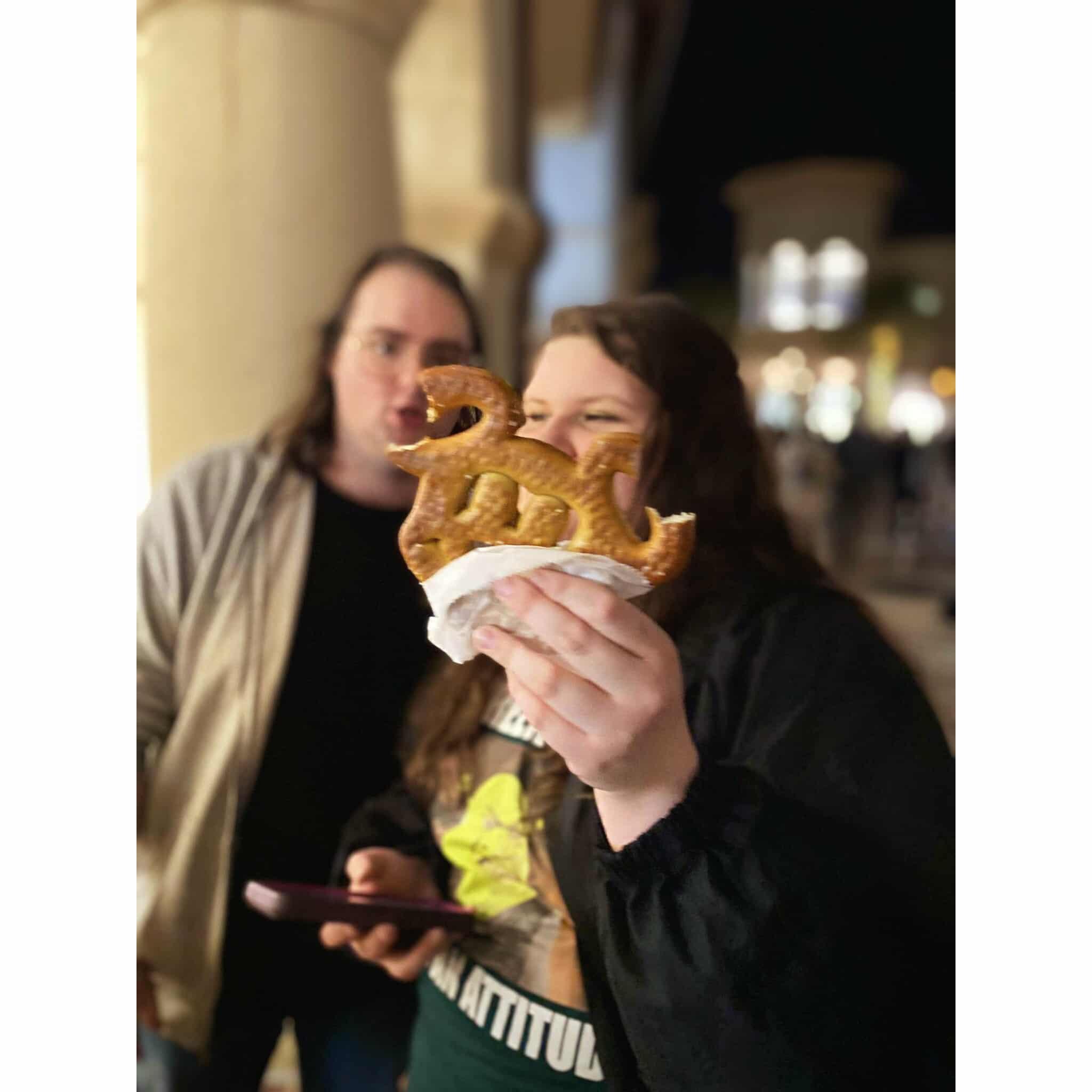 January 14 2024 - Disney Pretzels are the best!