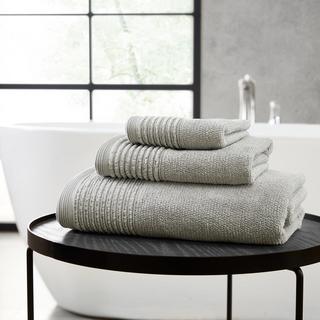 Sculpted Pleat Solid 6-Piece Towel Set