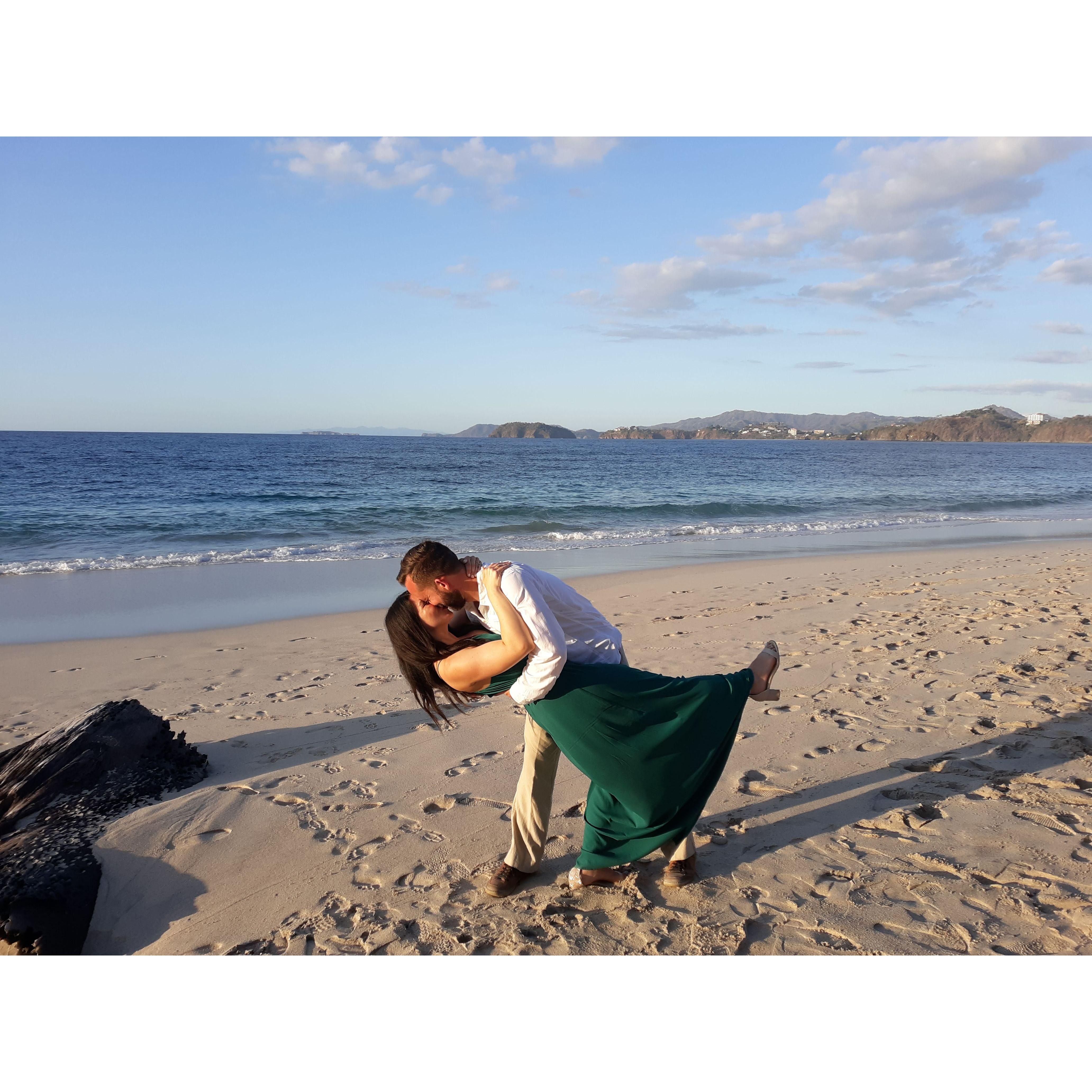 Attending Alexa & Brady Flummer's wedding near Tamarindo, Costa Rica (January 2020)