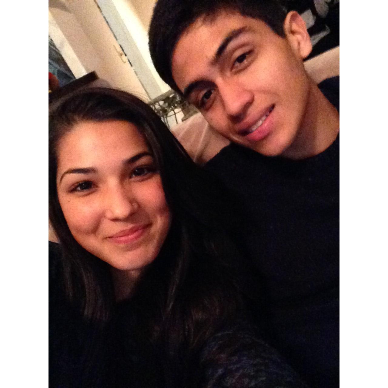 Our first major holiday as a couple- Thanksgiving 2013.