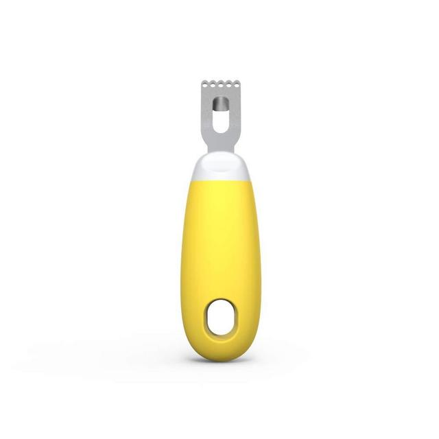 Citrus Lemon Zester Grater Tool with Specially Designed Channel Knife to Save Efforts - Ultra Sharp Bar Citrus Lemon Peeler for Kitchen - Soft-touch Handle - Dishwasher Safe - by KITCHENDAO