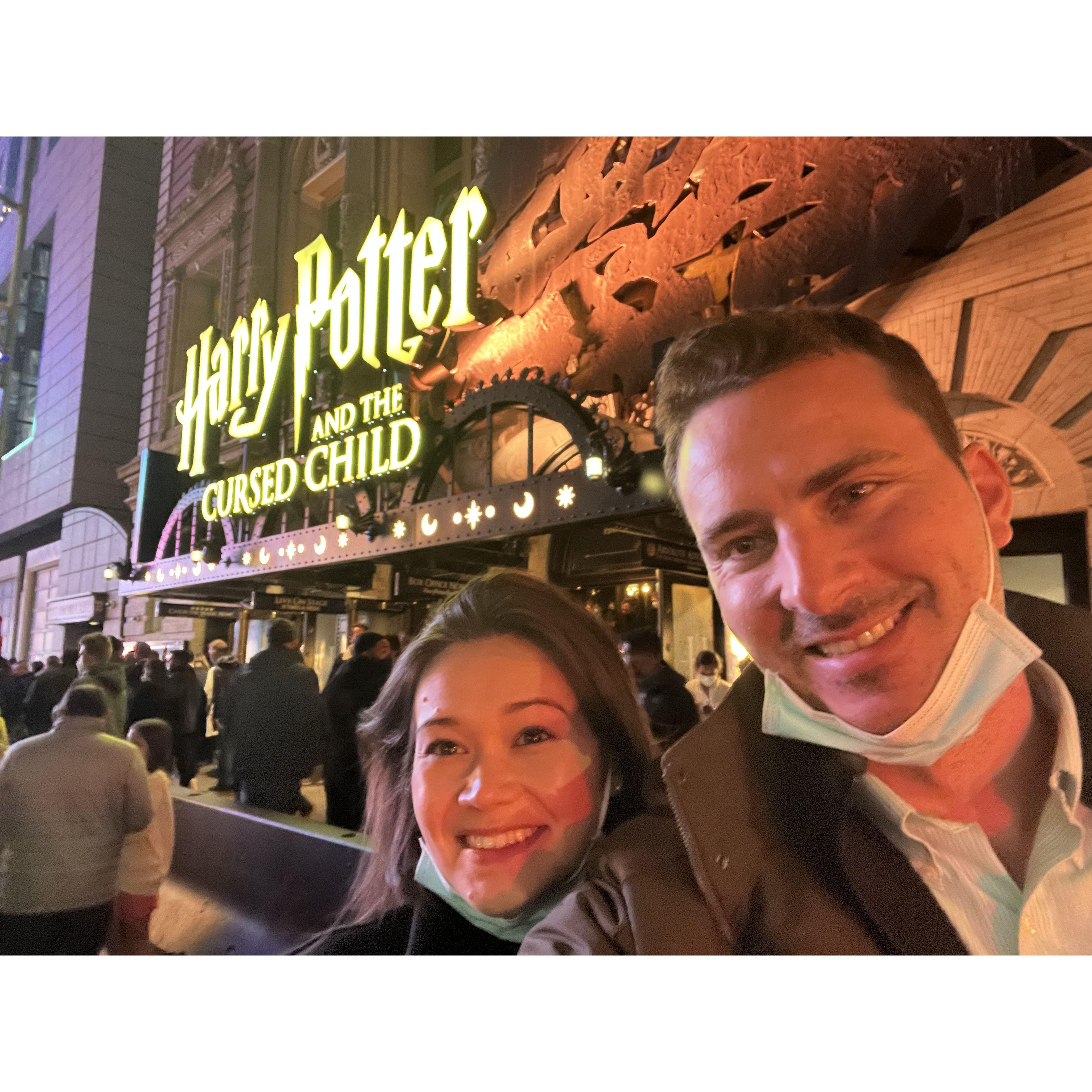 Our first broadway show together!