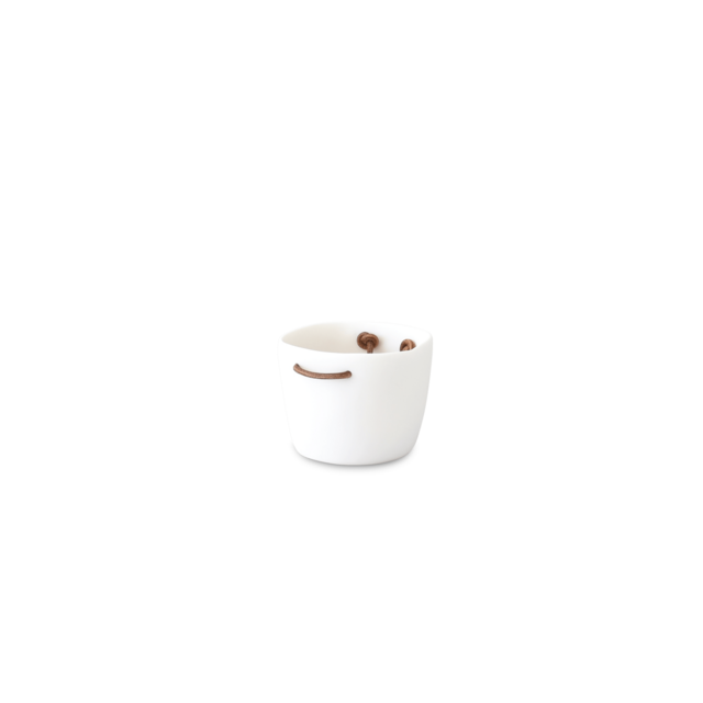 Tina Frey Designs Ice Bucket With Leather Handles
