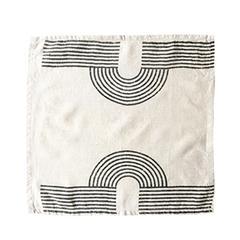 Block Printed Linen Napkin, Set of 12