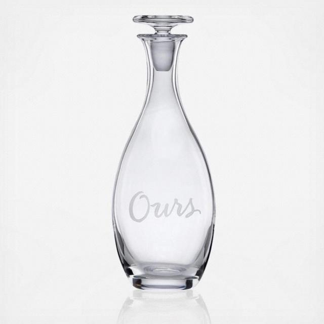 Kate Spade Two of a Kind Decanter