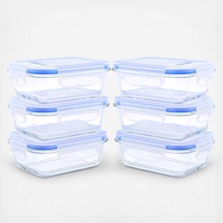Glassworks Elements 12-Piece Food Storage Container Set