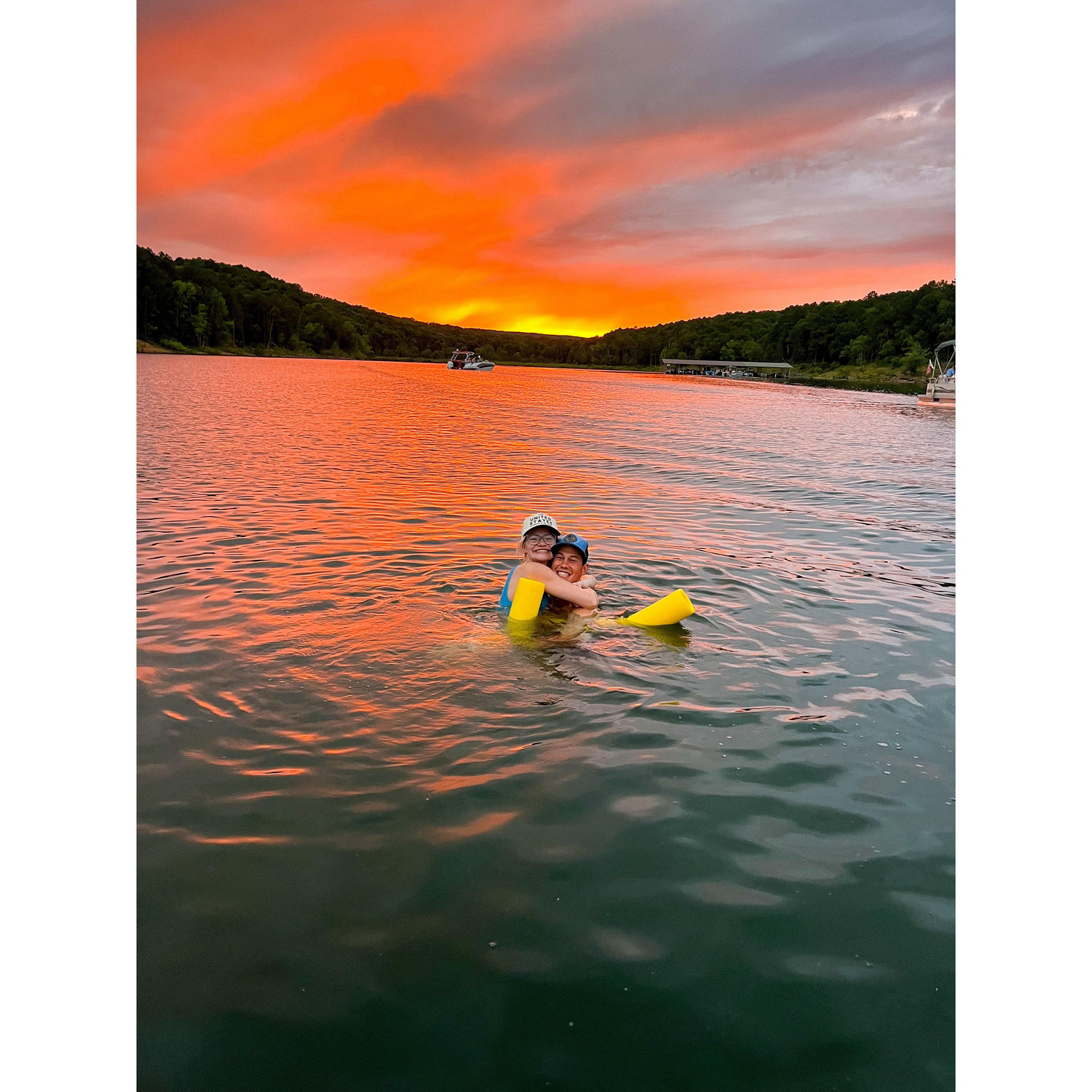 At home on the lake!