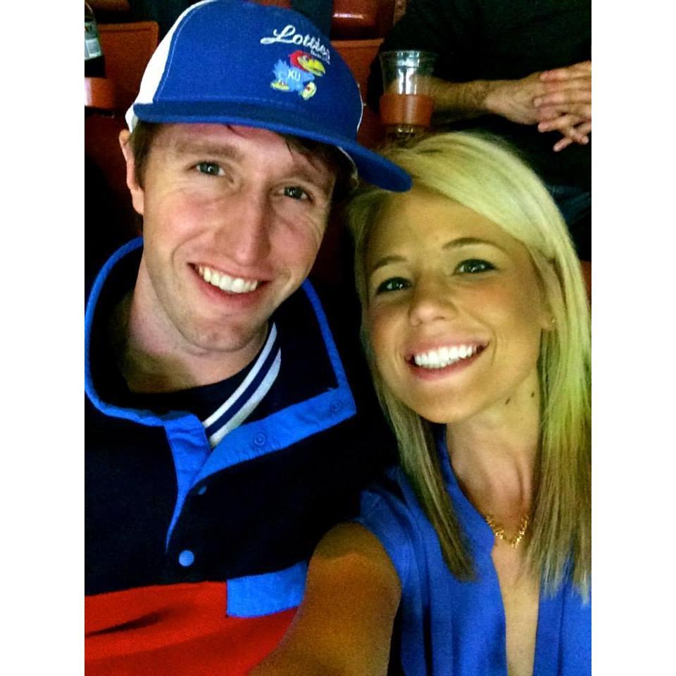 Olivia's first KU game!