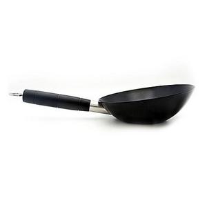 Imusa - IMUSA® Nonstick Carbon Steel 8-Inch Quantum Wok with Bakelite Handle