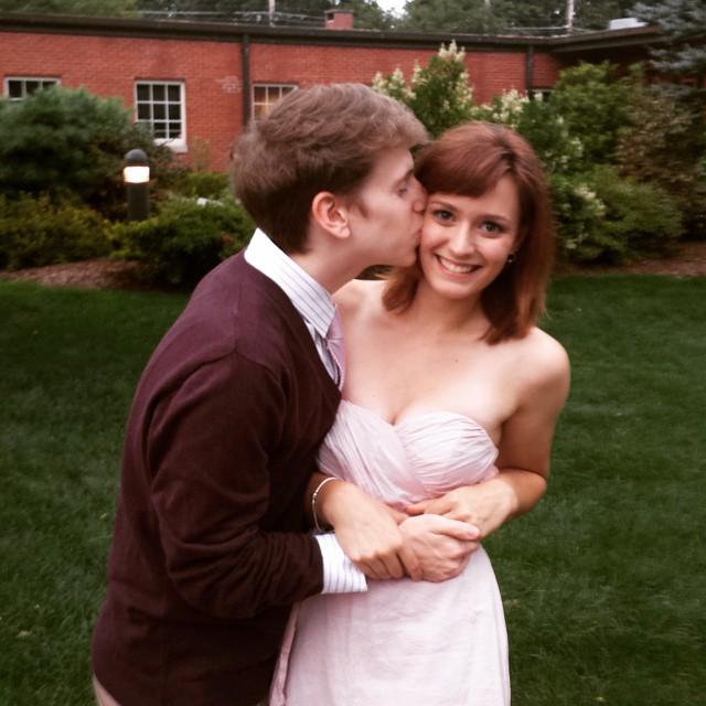 I think this may be one of the first photos of us as a couple!