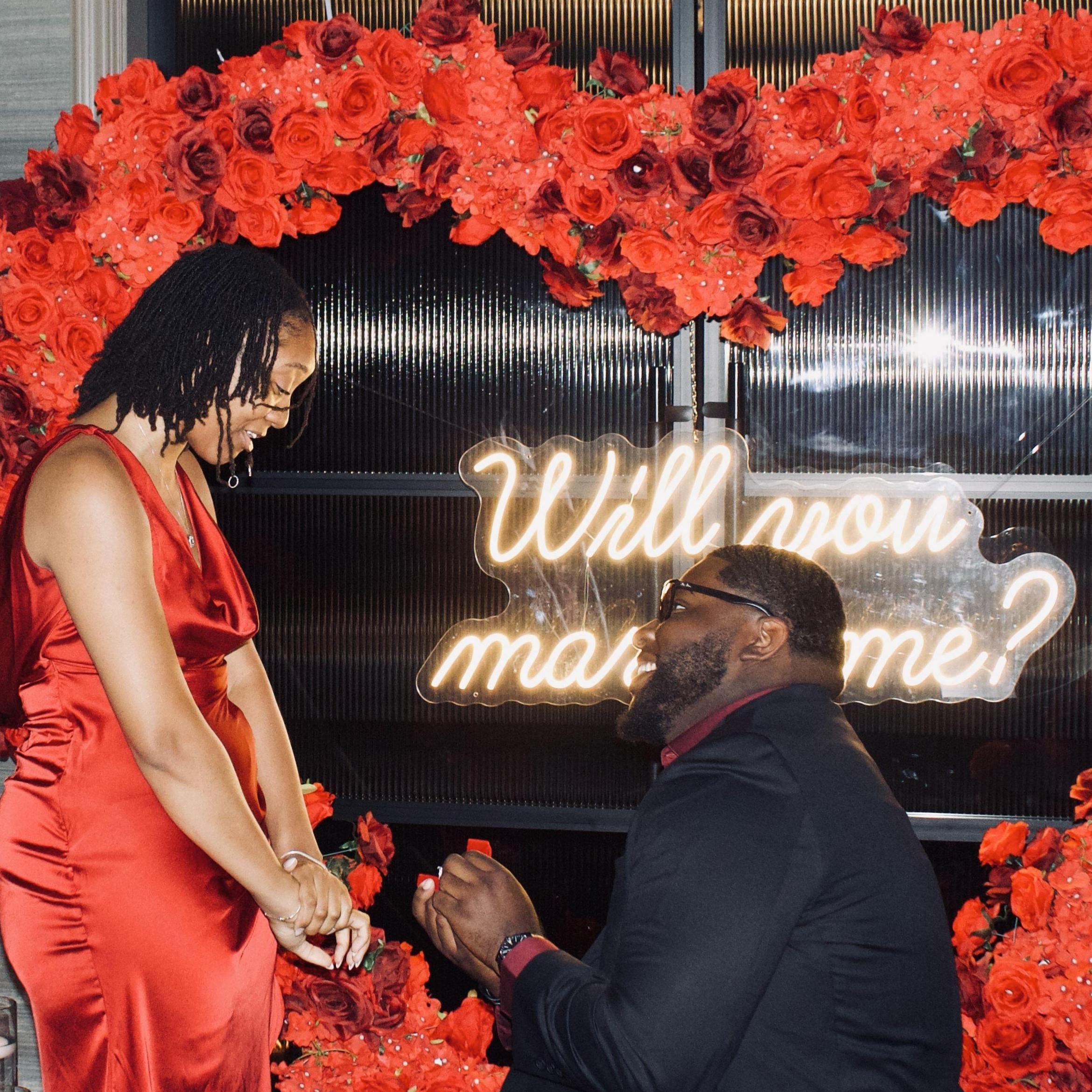 We got ENGAGED!!!!