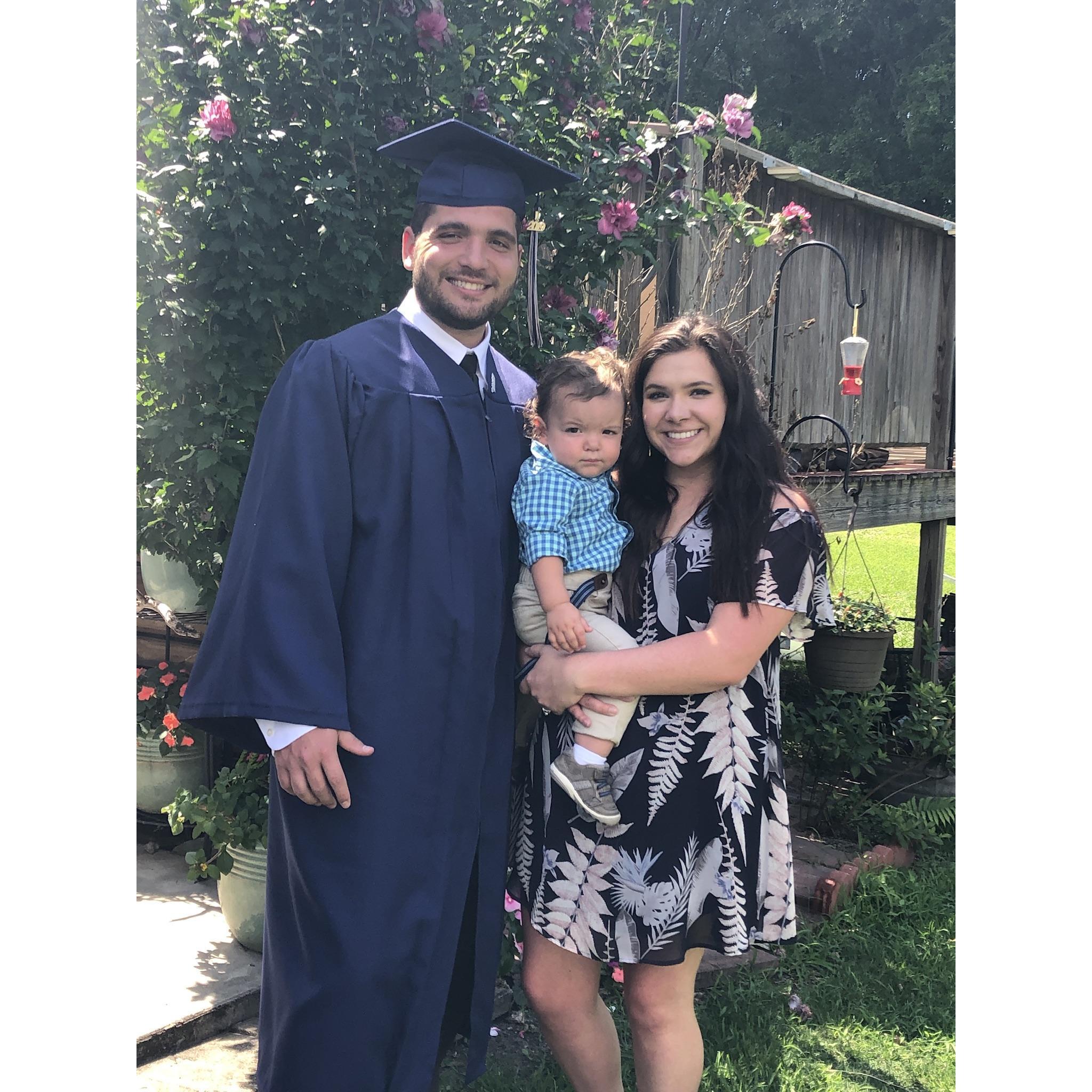 Gregory’s college graduation