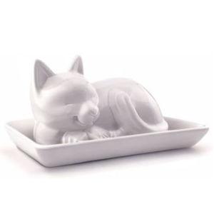 Cat Ceramic Butter Dish