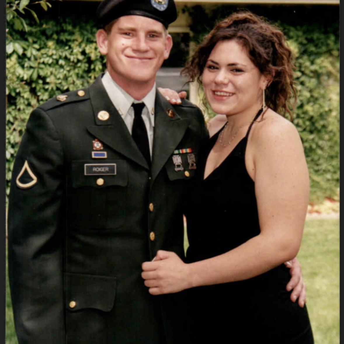 First wedding together. Christina 17 and Jeremiah 21