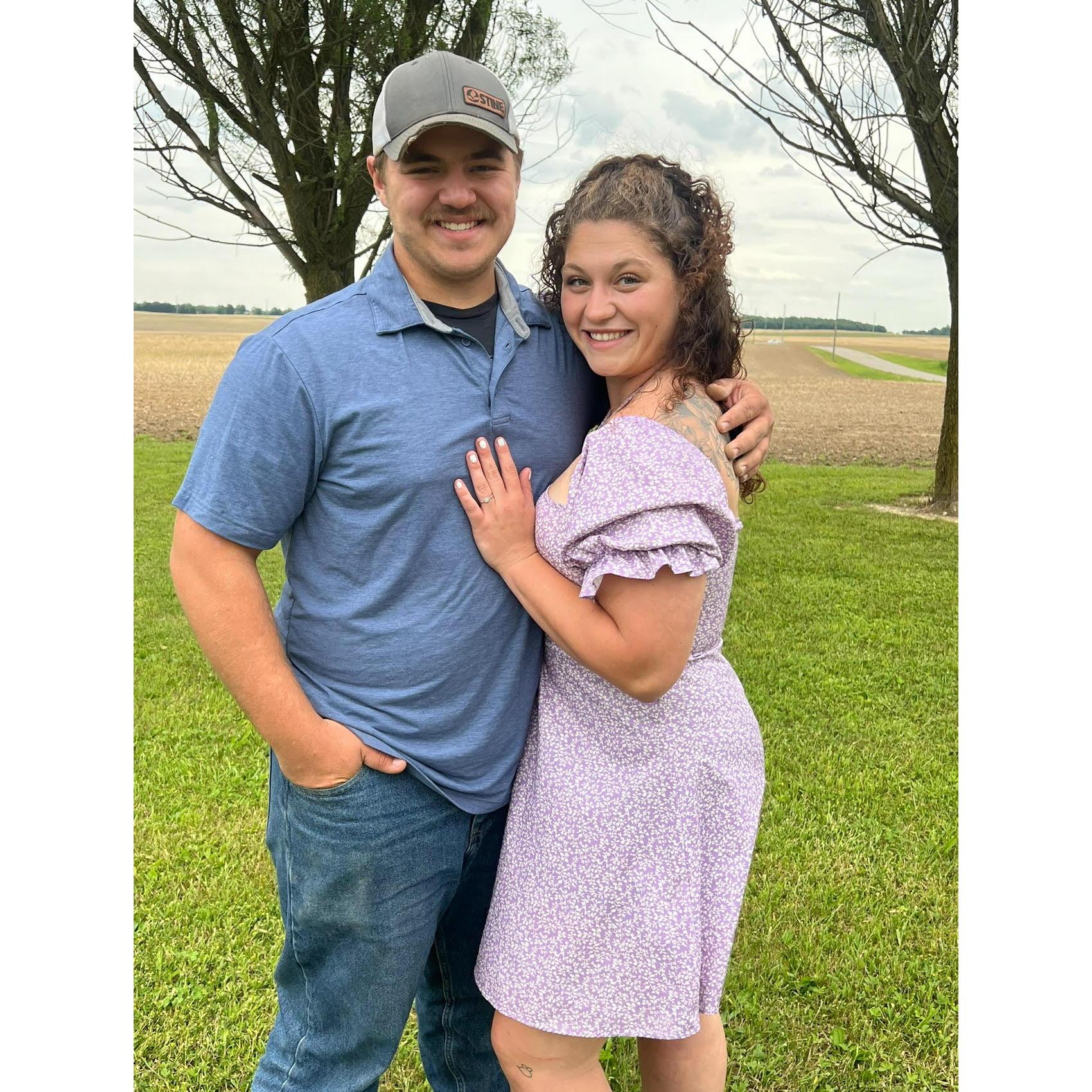 We stopped out at grandma Debs house after a couple graduation parties!