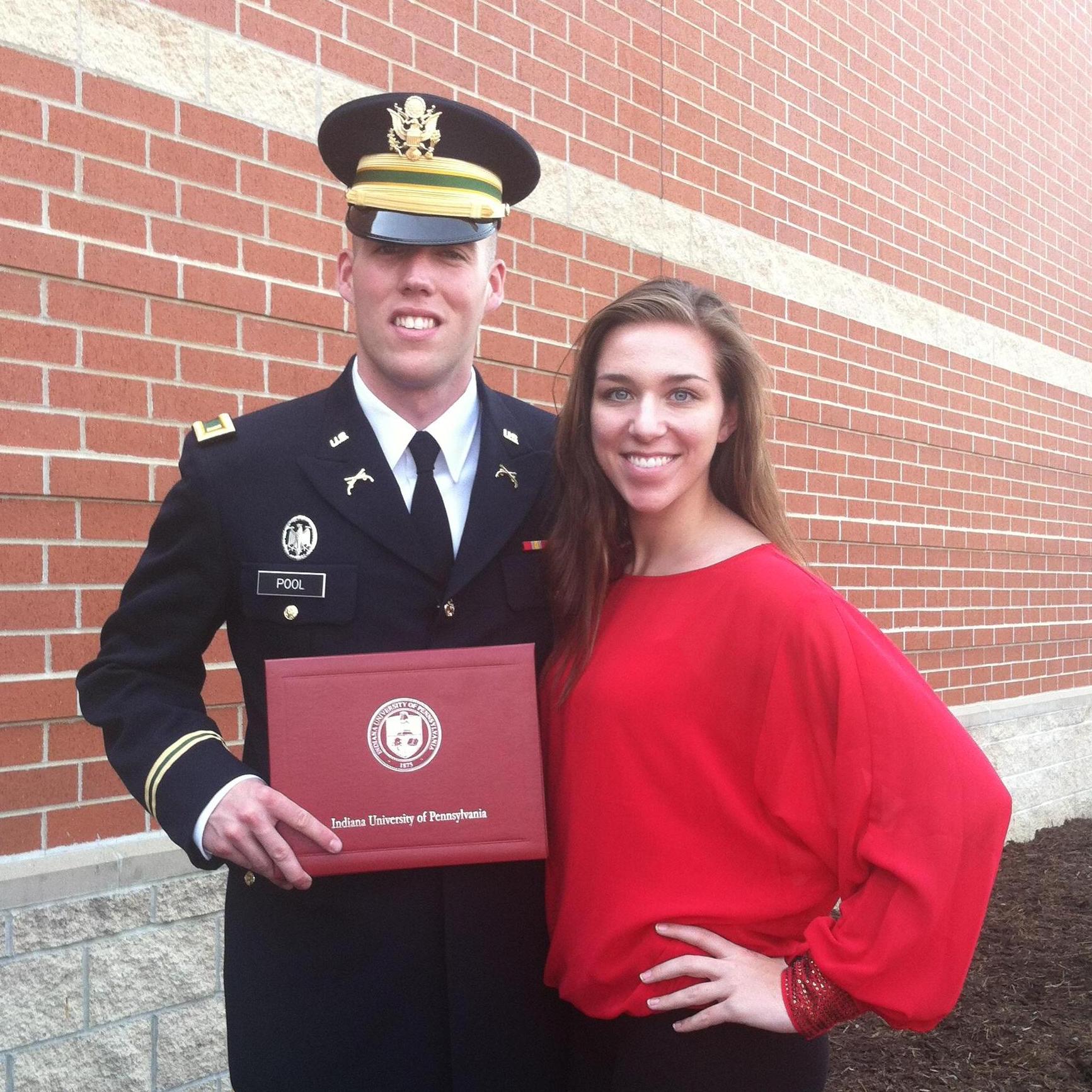 The day he graduated from IUP