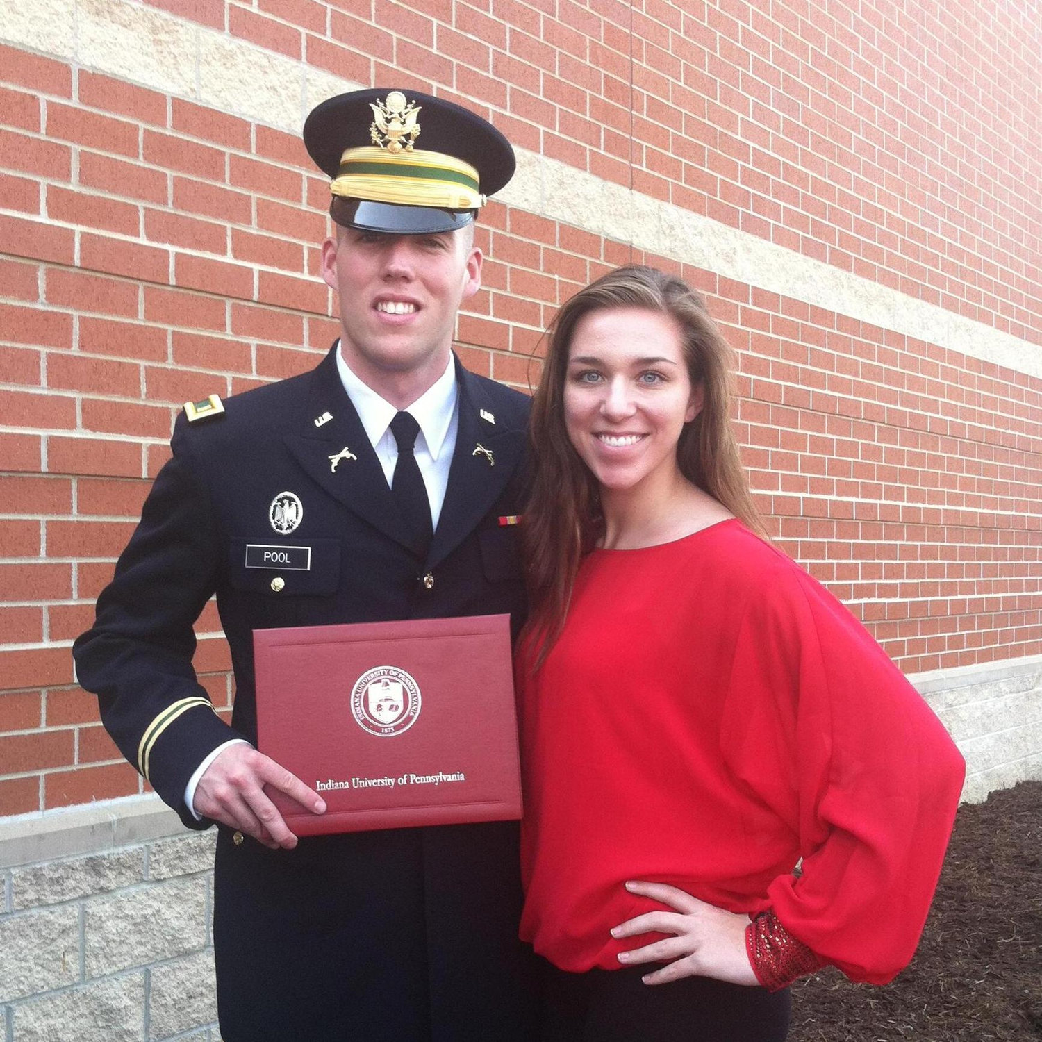 The day he graduated from IUP