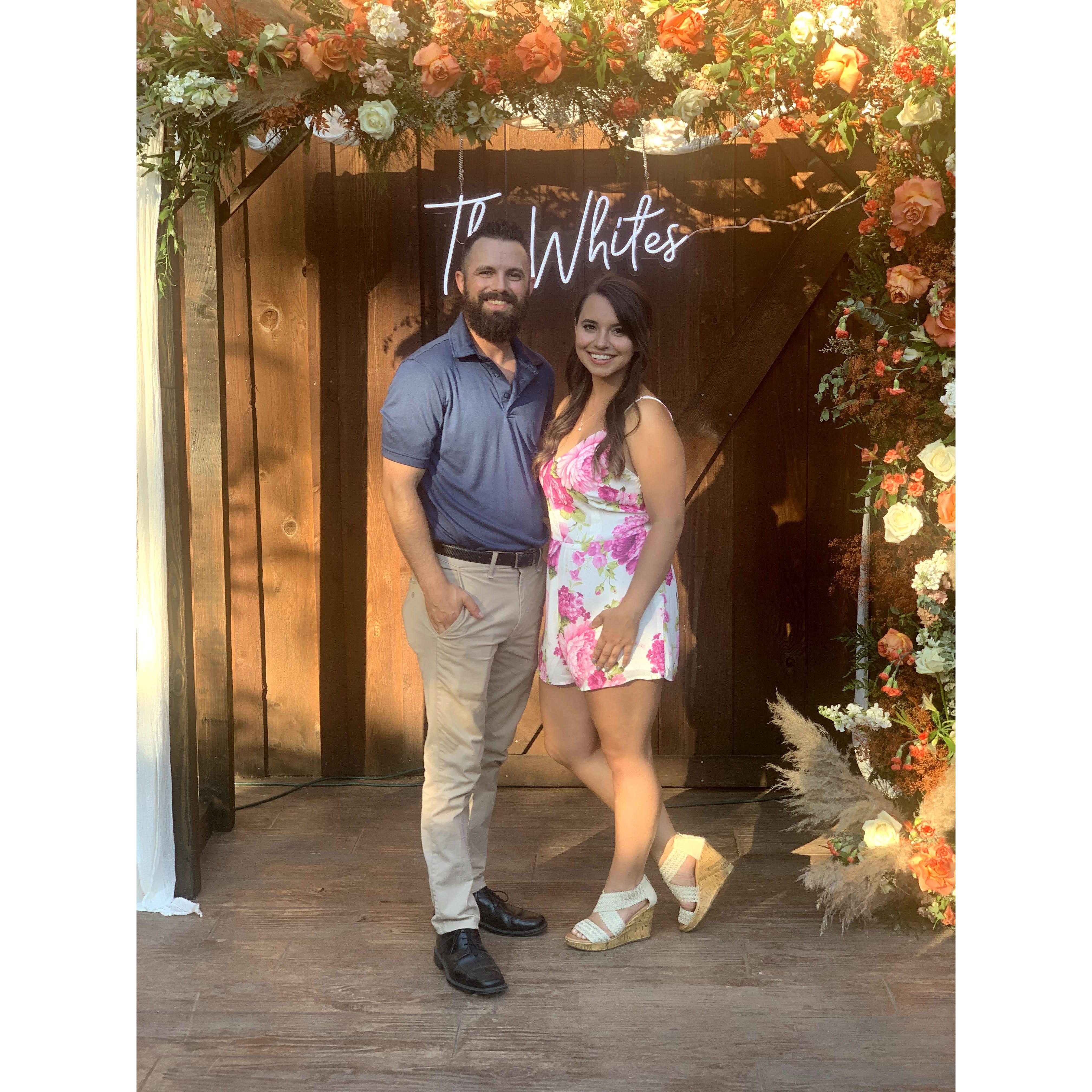 Our First of Many MANY weddings to come!