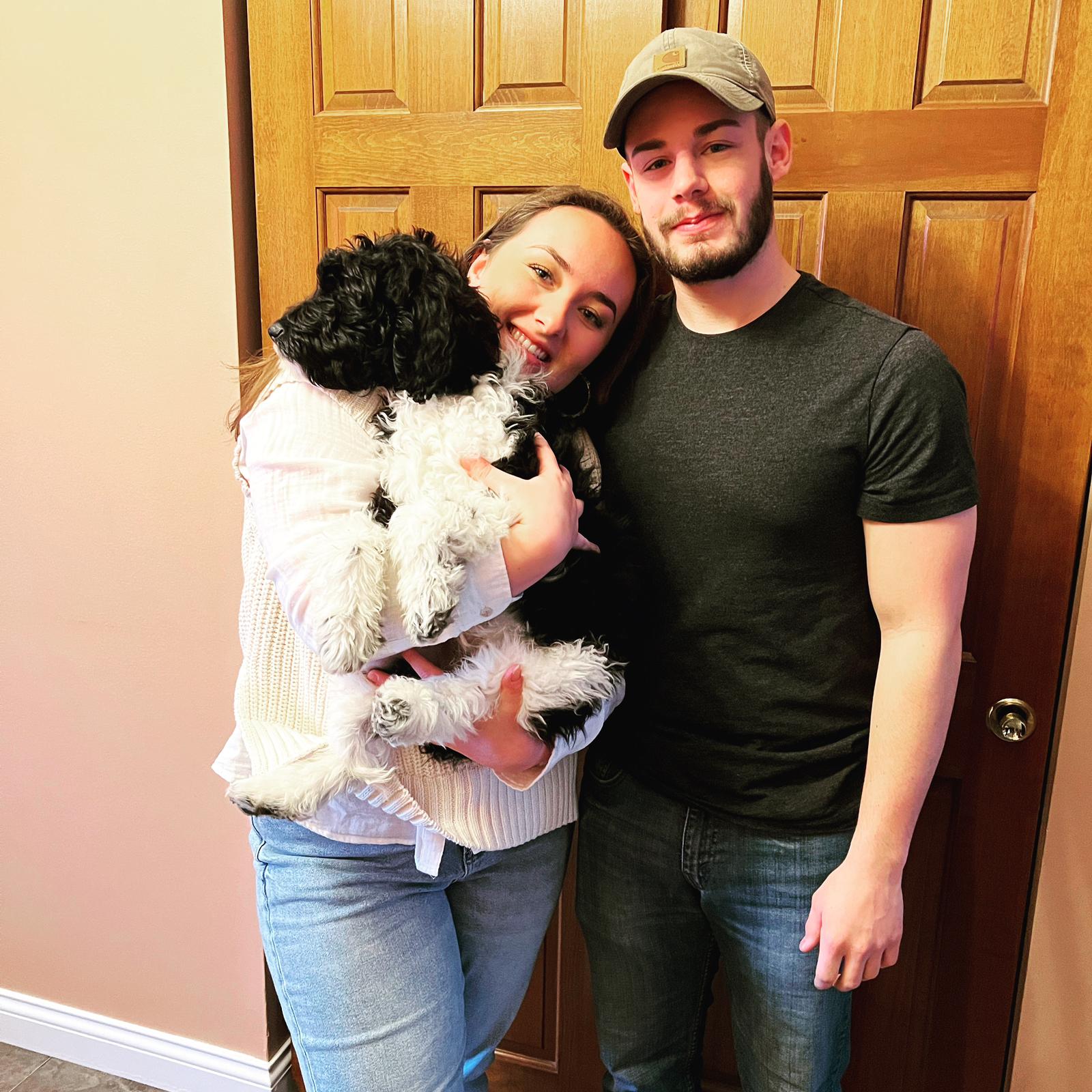 Tim and Mary and baby Murphy