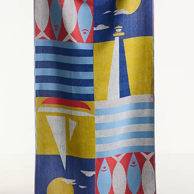 Celandine Cotton Printed Beach Towel