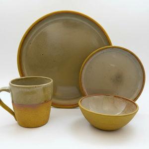 Prairiewares 4 Bowl Set (Goldenrod)