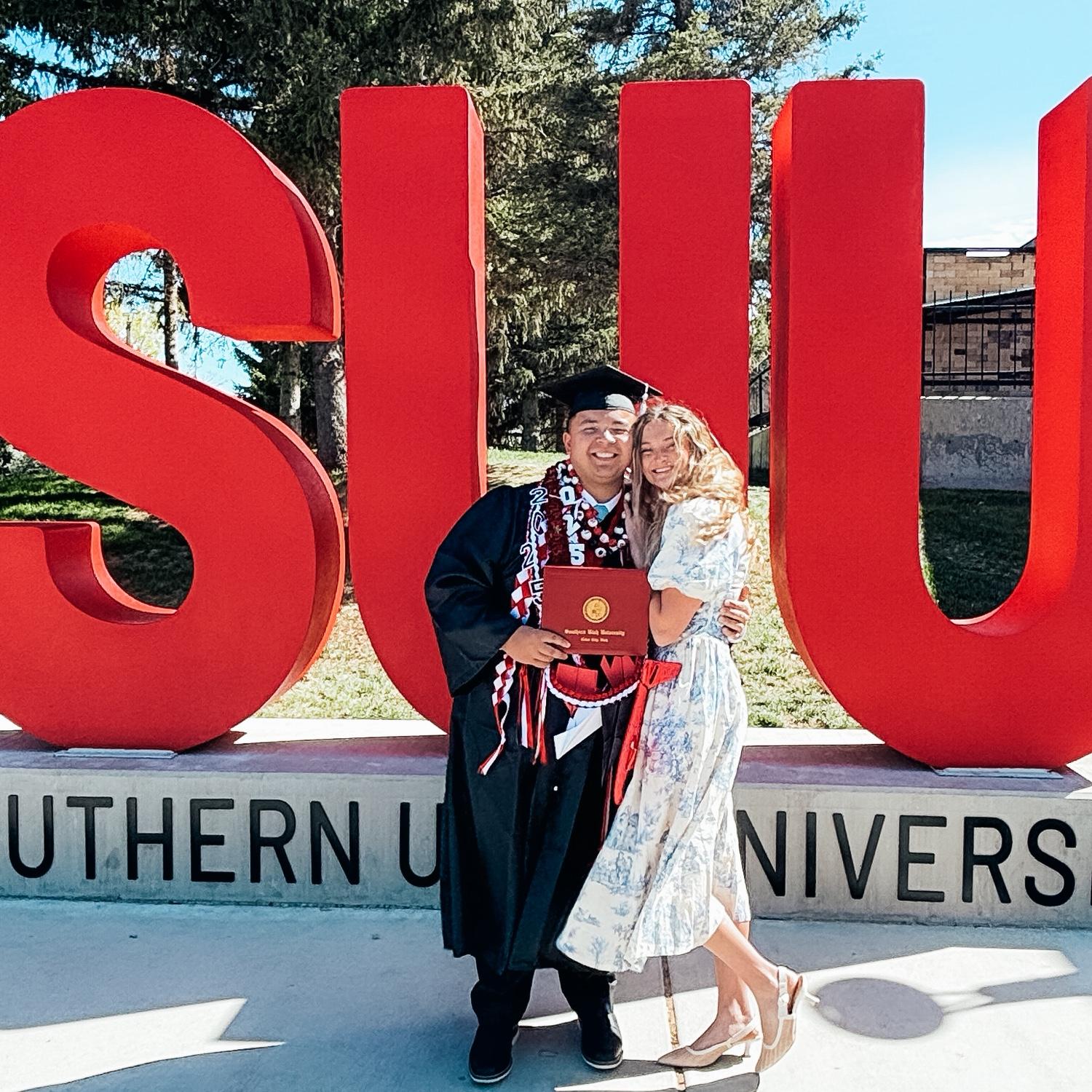 04.25.2025
Jordan graduates from SUU in Aviation! ✈️