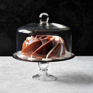 Claude Glass Cake Stand with Lid